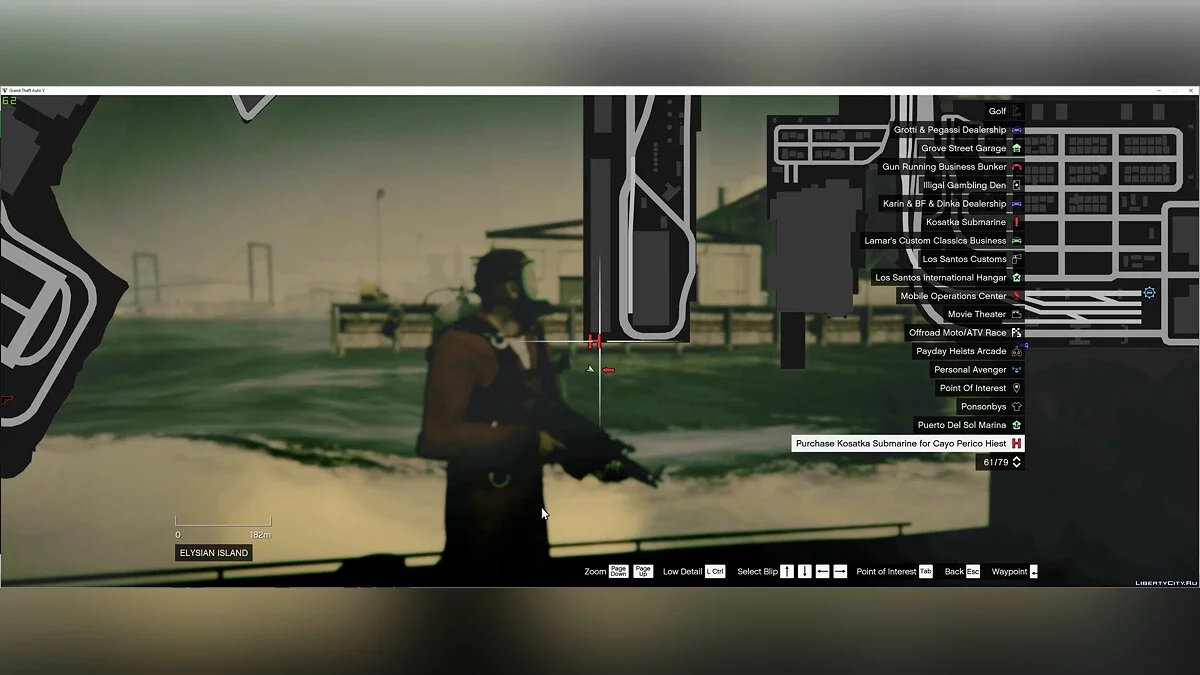 Ограбление Кайо Перико для одиночной игры v1.1 / GTA 5