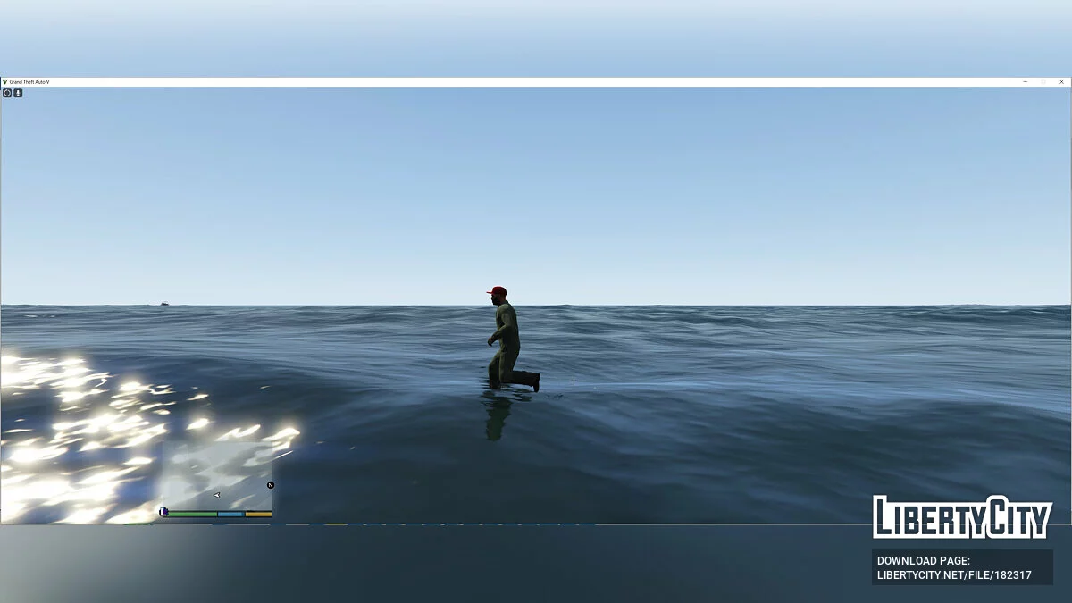 Возможность ходить по воде / GTA 5