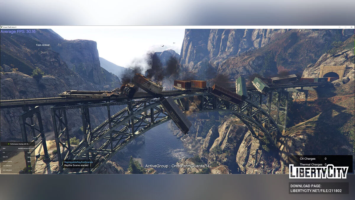 Воспроизведение сцен из миссии / GTA 5