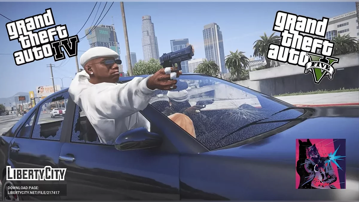 GTA IV Driveby Animation v1.0 / GTA 5