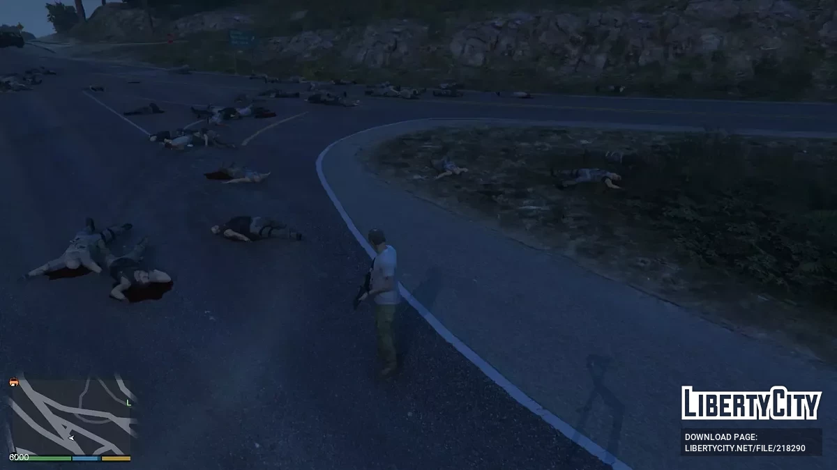 Тела не пропадают раньше времени / GTA 5
