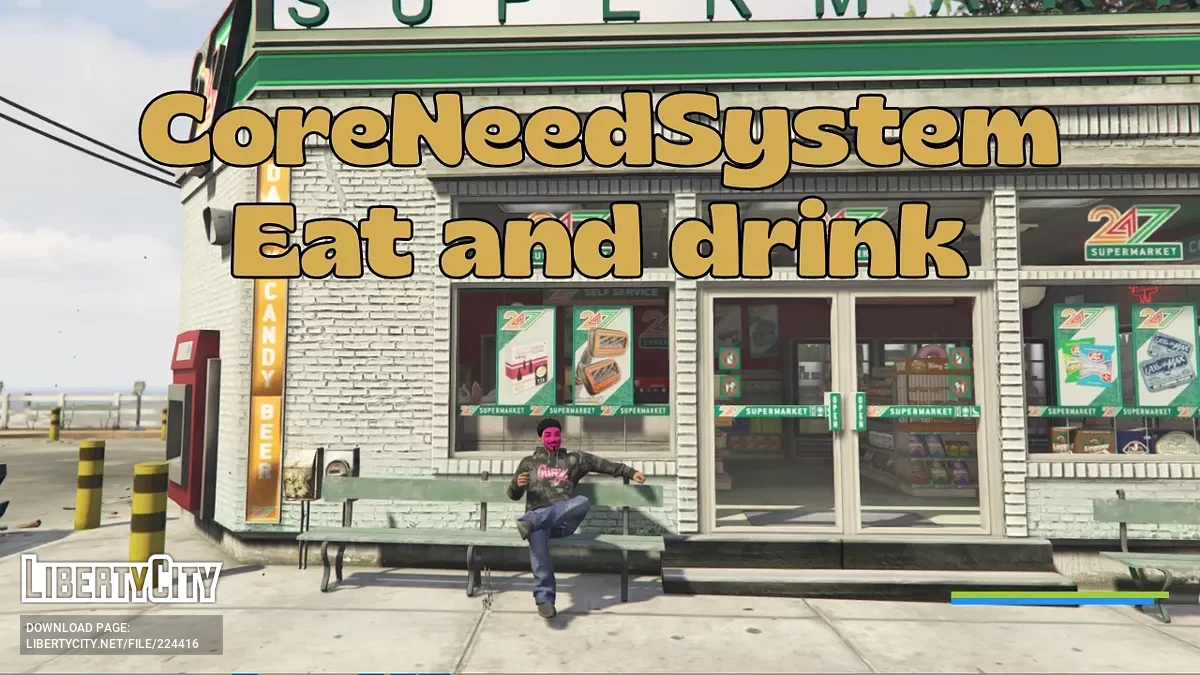 CoreNeedSystem - Система голода и жажды / GTA 5