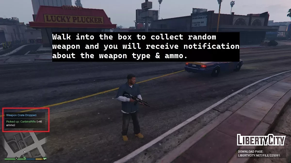 Возможность сбрасывать ящики / GTA 5