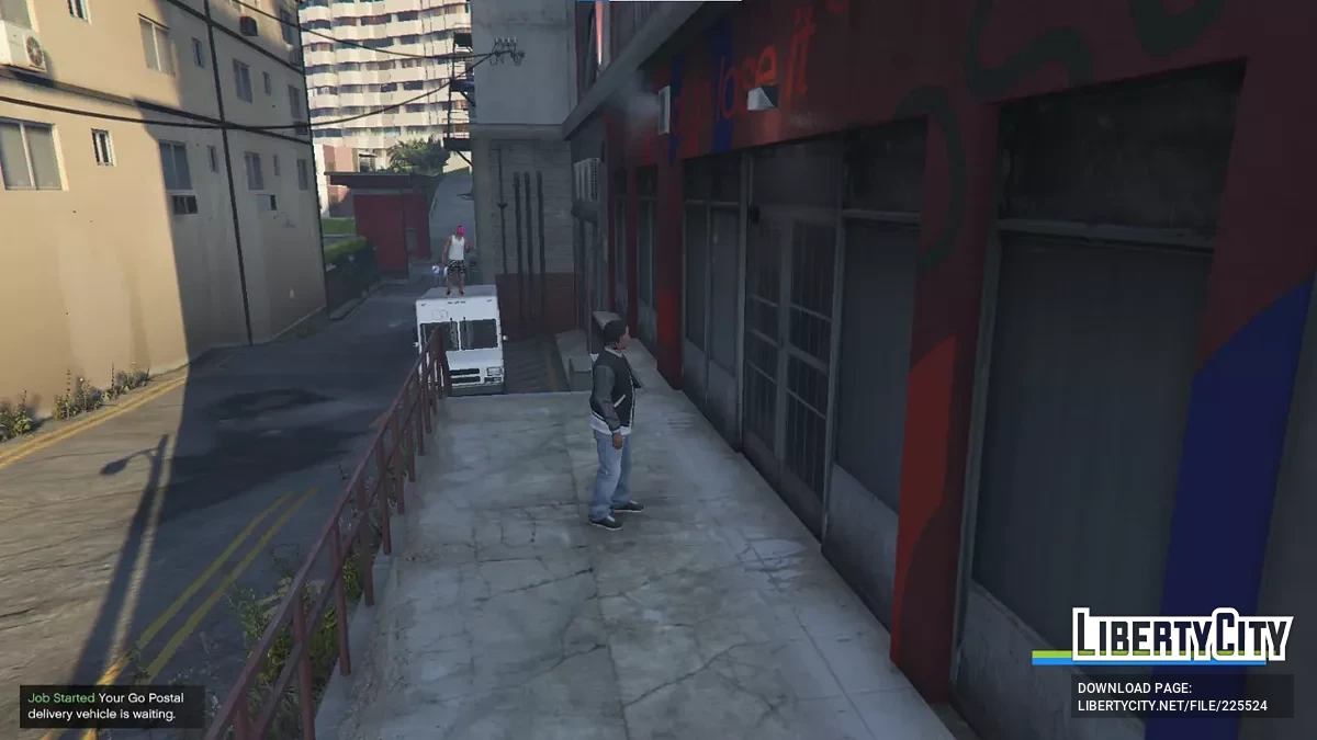 Работа курьером GoPostal / GTA 5
