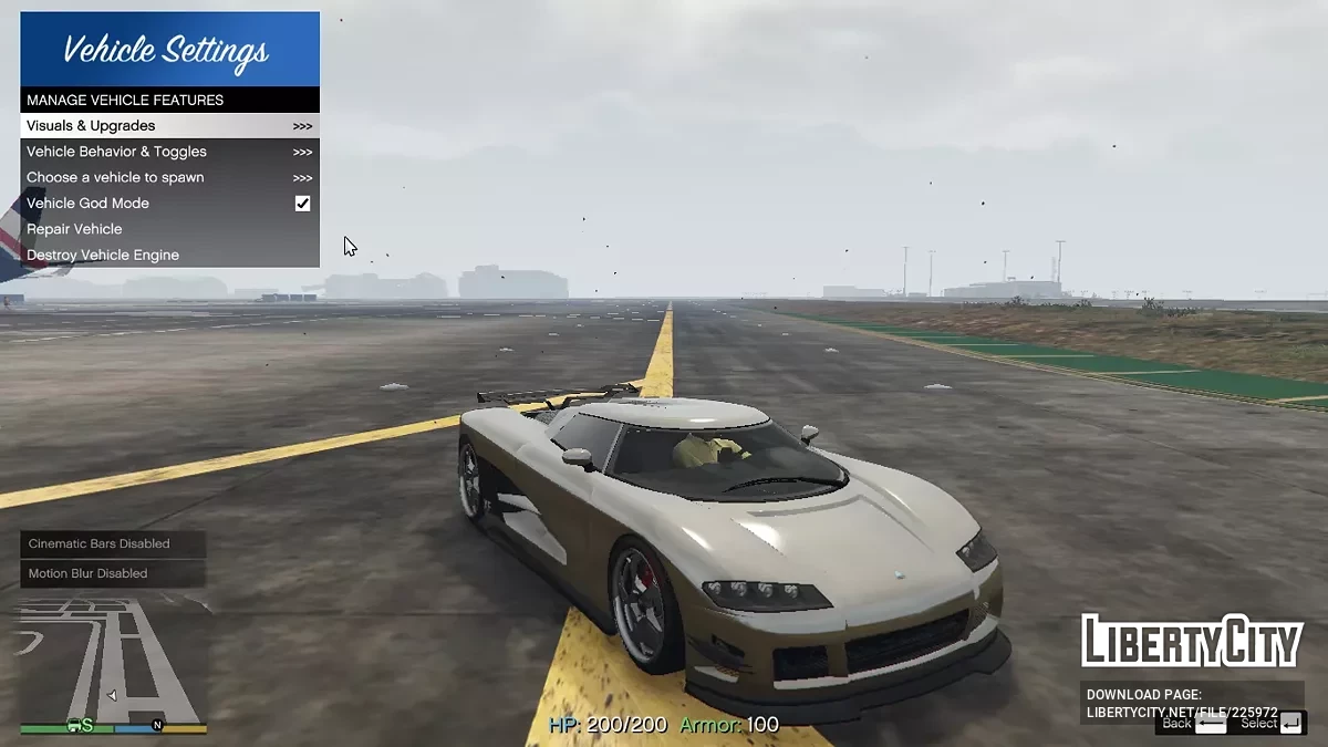 Мод SimpleMenu V1.2 / GTA 5