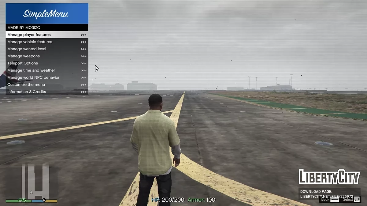 Мод SimpleMenu V1.2 / GTA 5