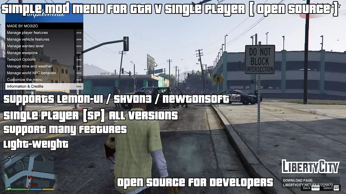 Мод SimpleMenu V1.2 / GTA 5