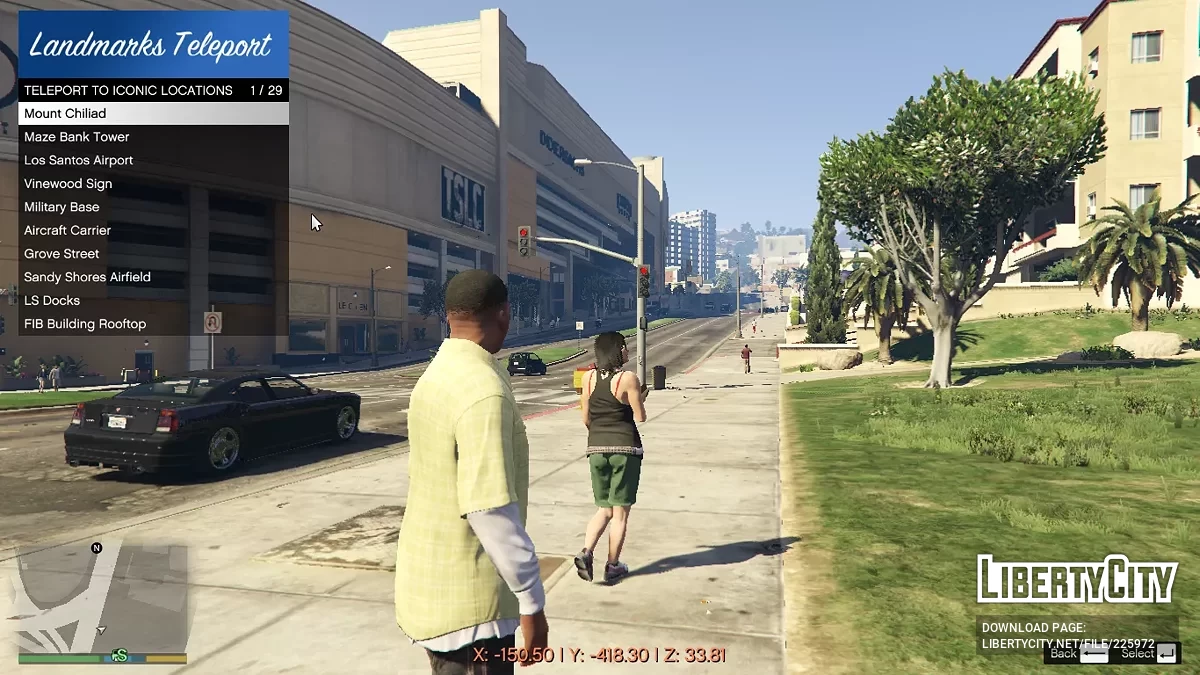 Мод SimpleMenu V1.2 / GTA 5