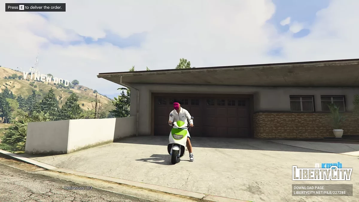Работа по доставке пиццы v1.0 / GTA 5