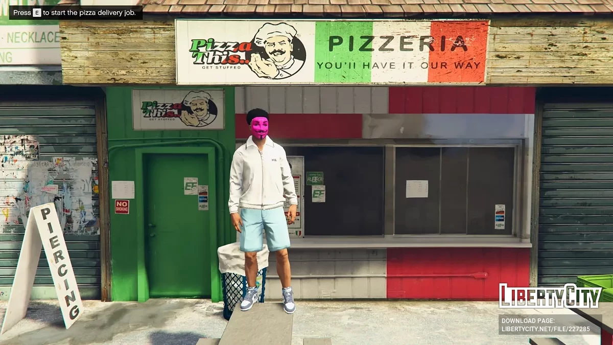 Работа по доставке пиццы v1.0 / GTA 5