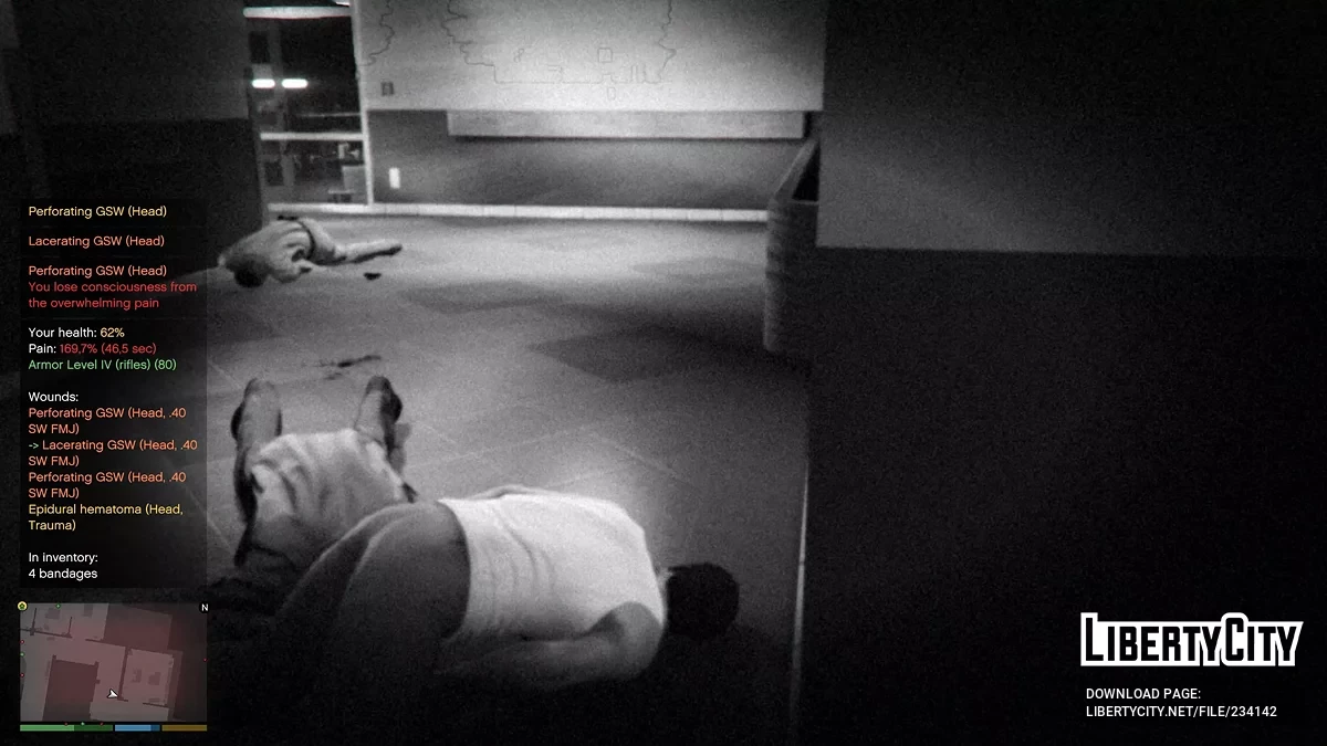 Рана от огнестрельного оружия 2 / GTA 5