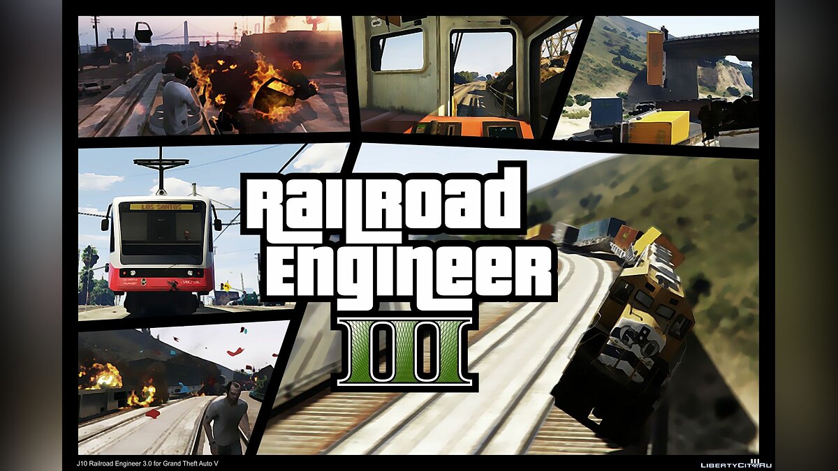 Инженер железной дороги/Railroad Engineer 3.0 для GTA 5 - Картинка #1