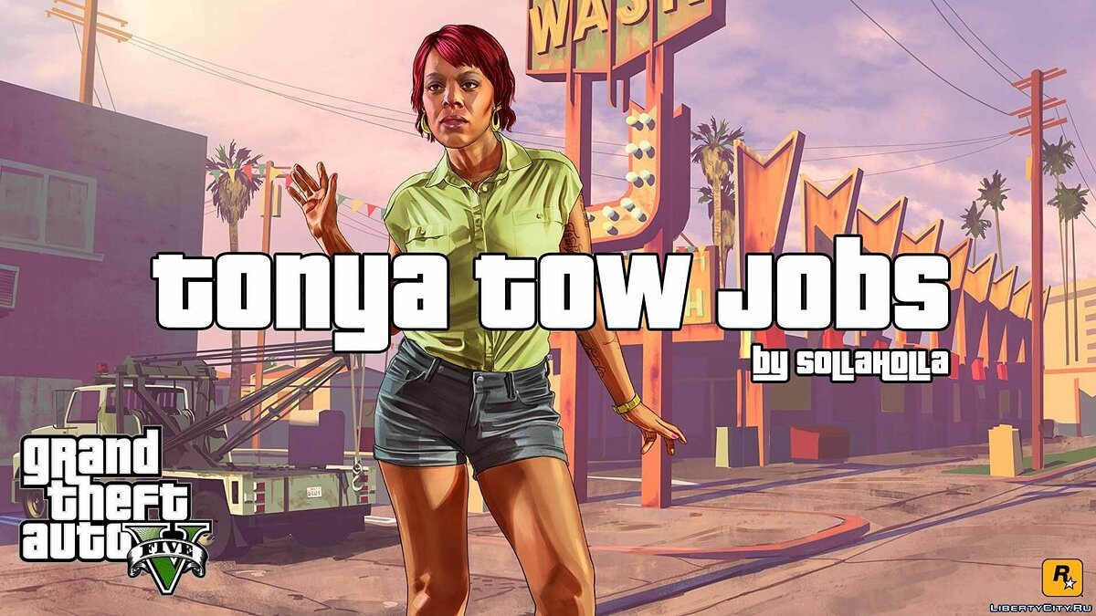 Tonya Tow Jobs 1.2.1 для GTA 5 - Картинка #1