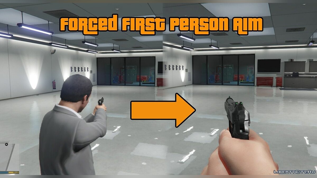 Forced First Person Aim 1.0.6 для GTA 5 - Картинка #1