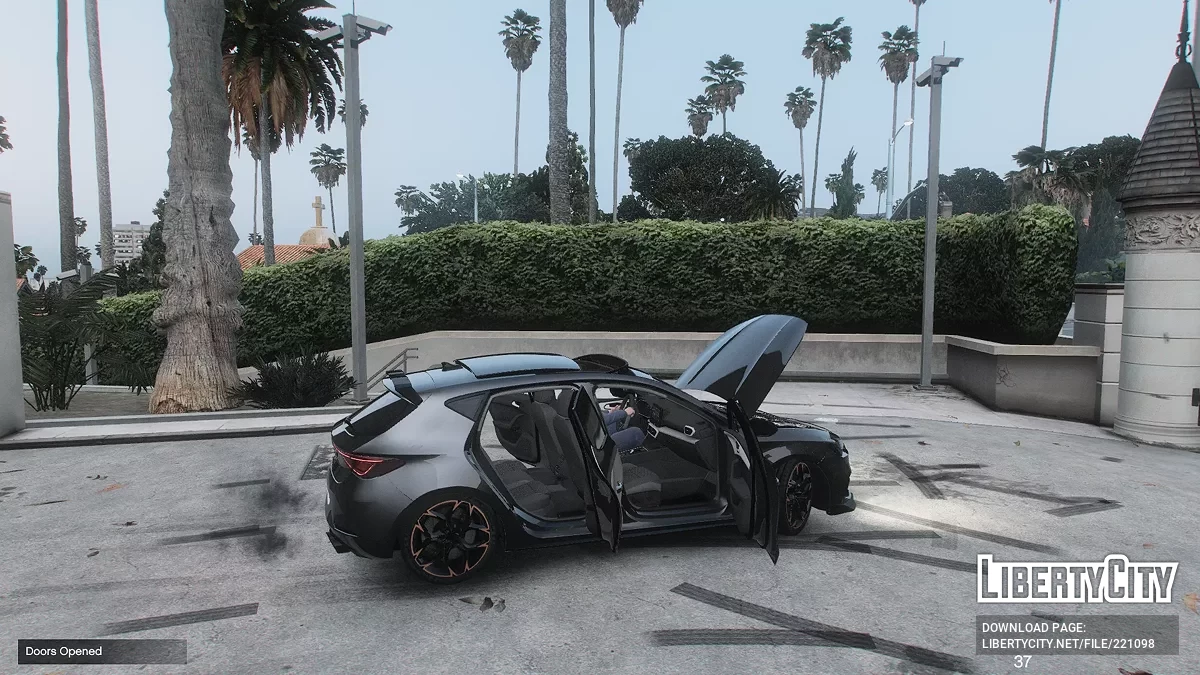 Seat Leon Cupra 2020 с люком на крыше / GTA 5