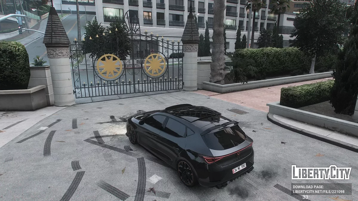 Seat Leon Cupra 2020 с люком на крыше / GTA 5