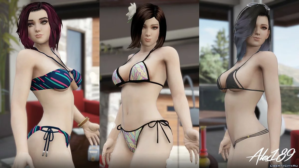 Momiji Dead Or Alive 5 Bikini Pack [Add-On Ped | Replace] v1.0 / GTA 5