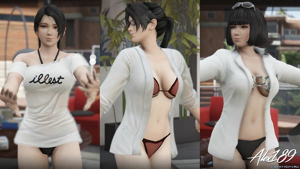 Momiji Dead Or Alive 5 Bikini Pack [Add-On Ped | Replace] v1.0 / GTA 5