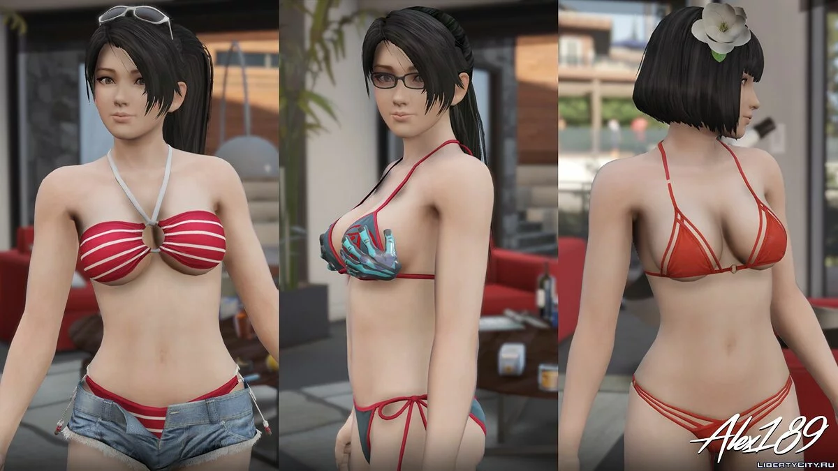 Momiji Dead Or Alive 5 Bikini Pack [Add-On Ped | Replace] v1.0 / GTA 5