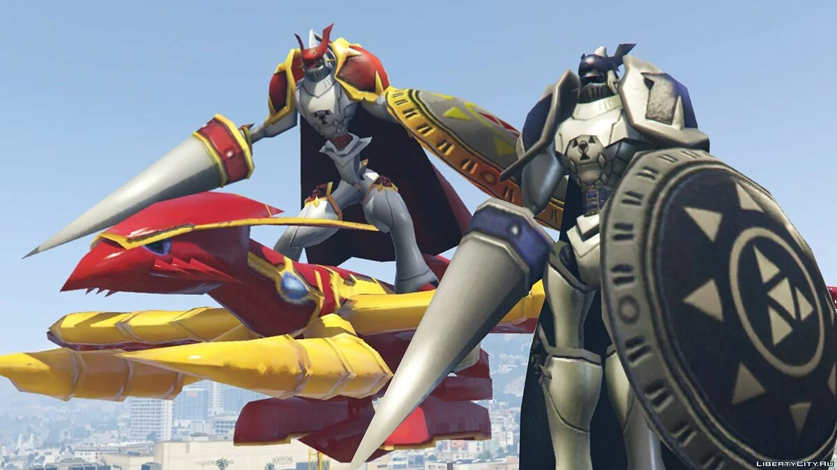 Gallantmon Pack [Digimon] 1.0 / GTA 5