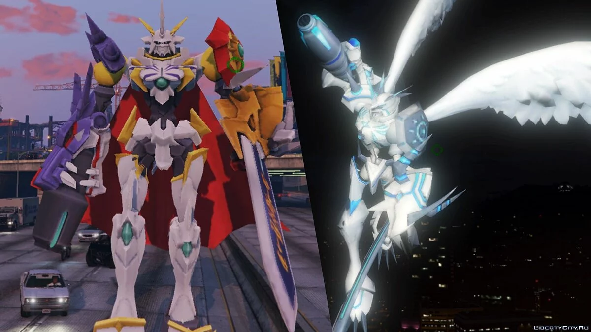 Omegamon (Digimon) [BIG Add-On Ped] 1.3 / GTA 5