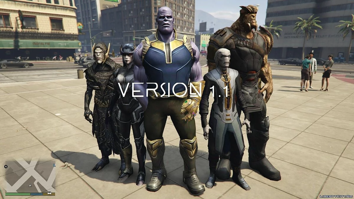 Children Of Thanos Pack [Add-On Ped] 1.1 - Дети Таноса / GTA 5