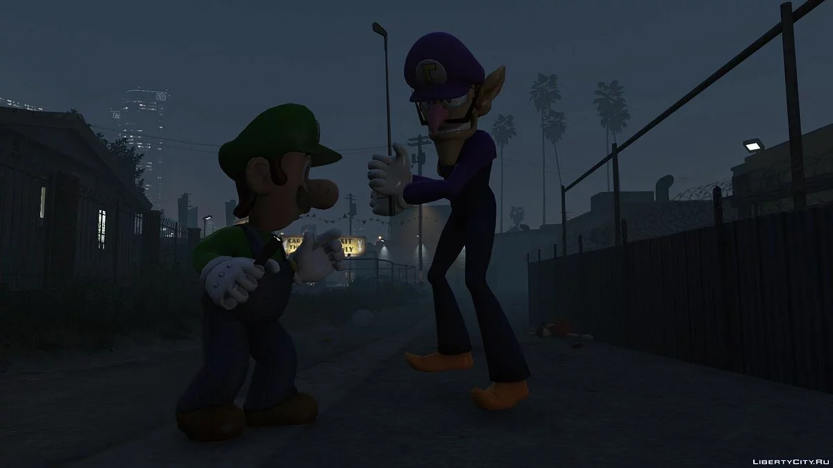 Super Mario Plumbers [Add-On Ped] 1.0 - Супер Марио и его друзья / GTA 5