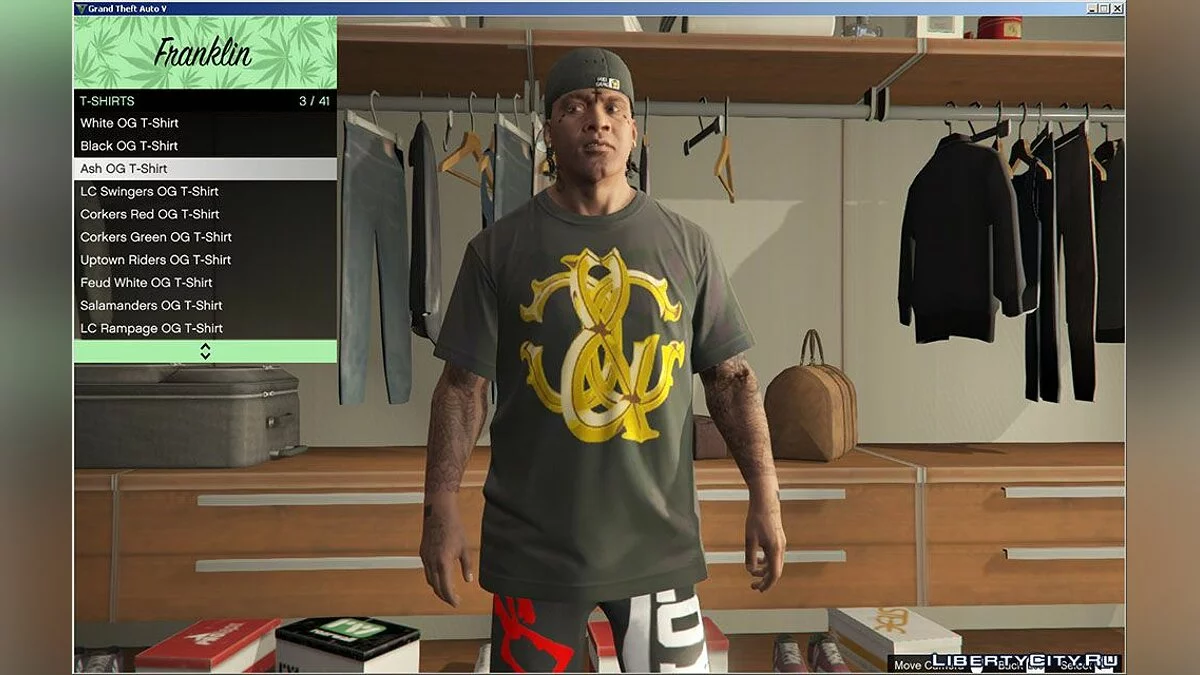 Пак футболок бренда Crooks & Castles / GTA 5