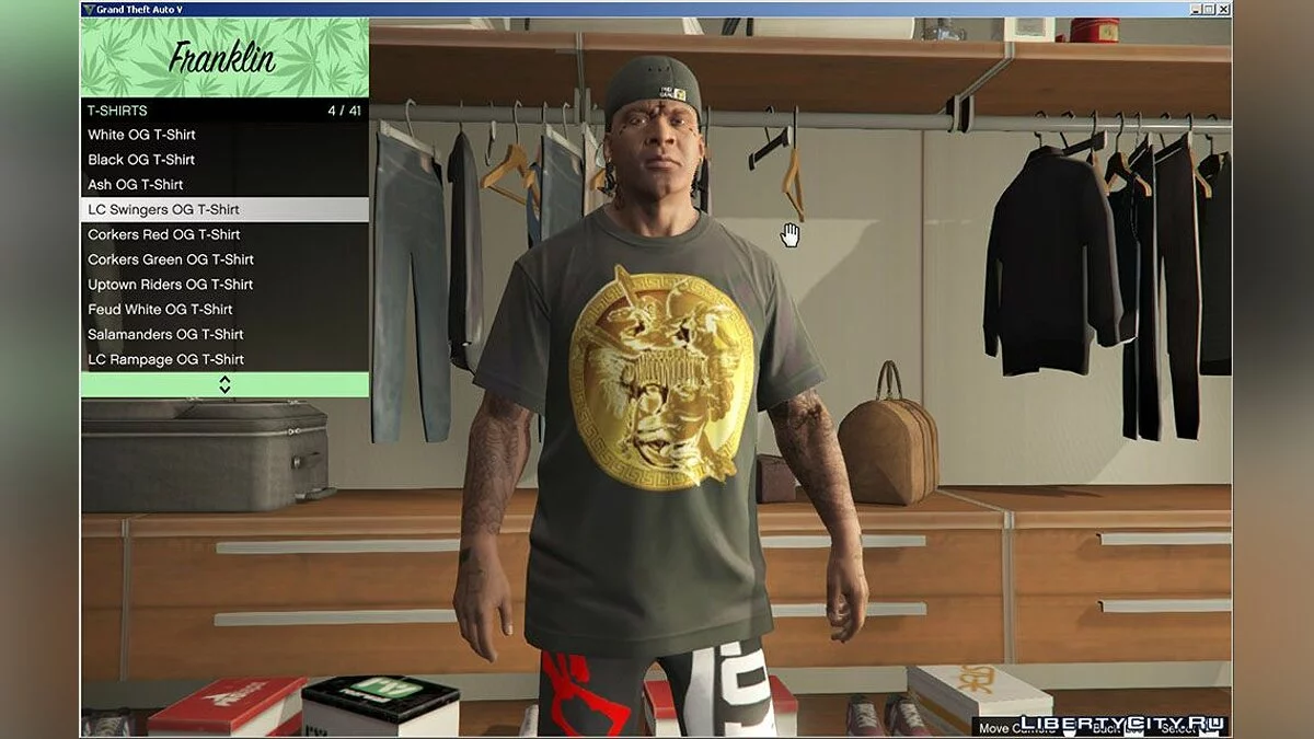 Пак футболок бренда Crooks & Castles / GTA 5