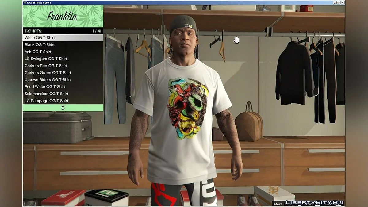 Пак футболок бренда Crooks & Castles / GTA 5