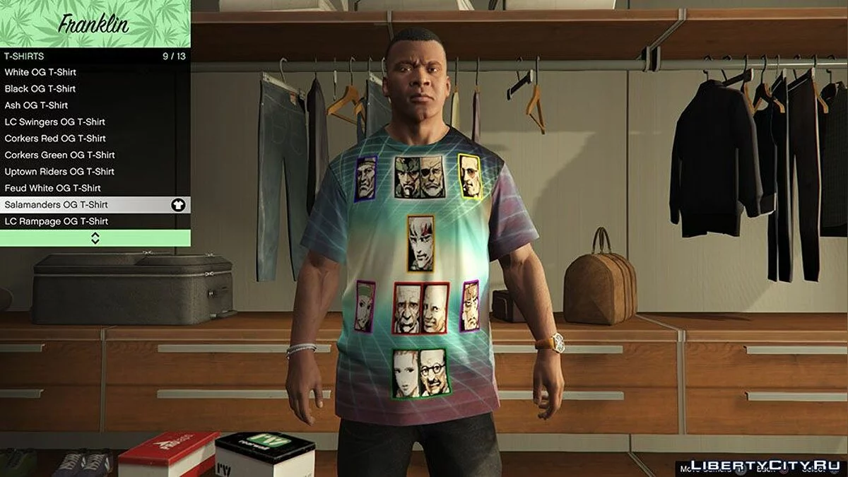 Пак футболок с артами из Metal Gear / GTA 5