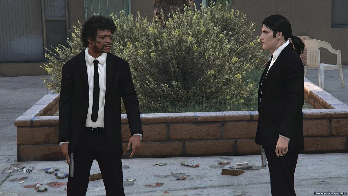 Джулс и Винцент из фильма 