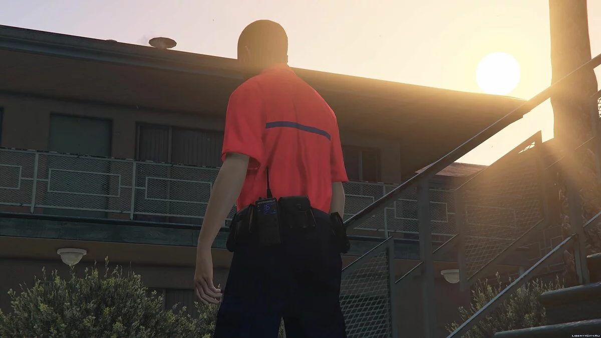 Пожарная олимпийка и кепка / GTA 5