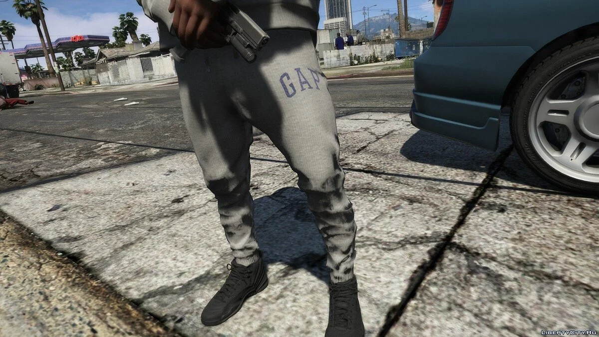Серый свитшот GAP (худи+джоггеры) / GTA 5