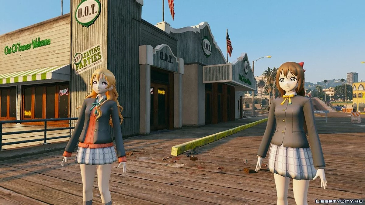 Сборник персонажей из аниме Love Live / GTA 5