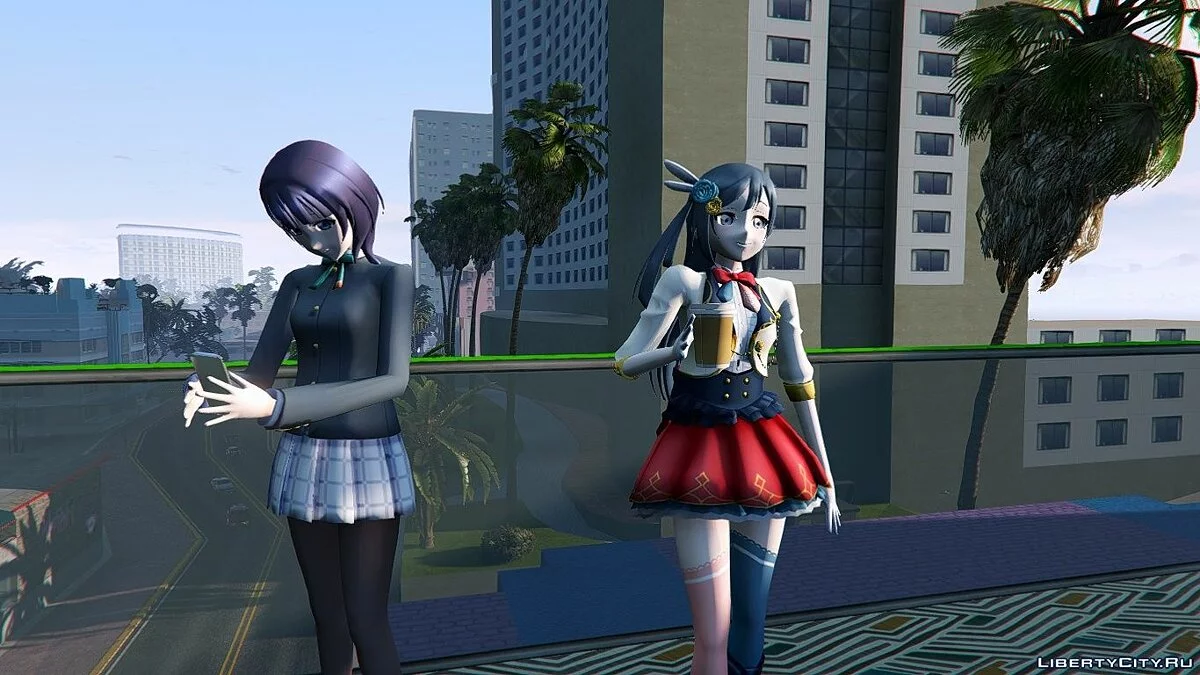 Сборник персонажей из аниме Love Live / GTA 5