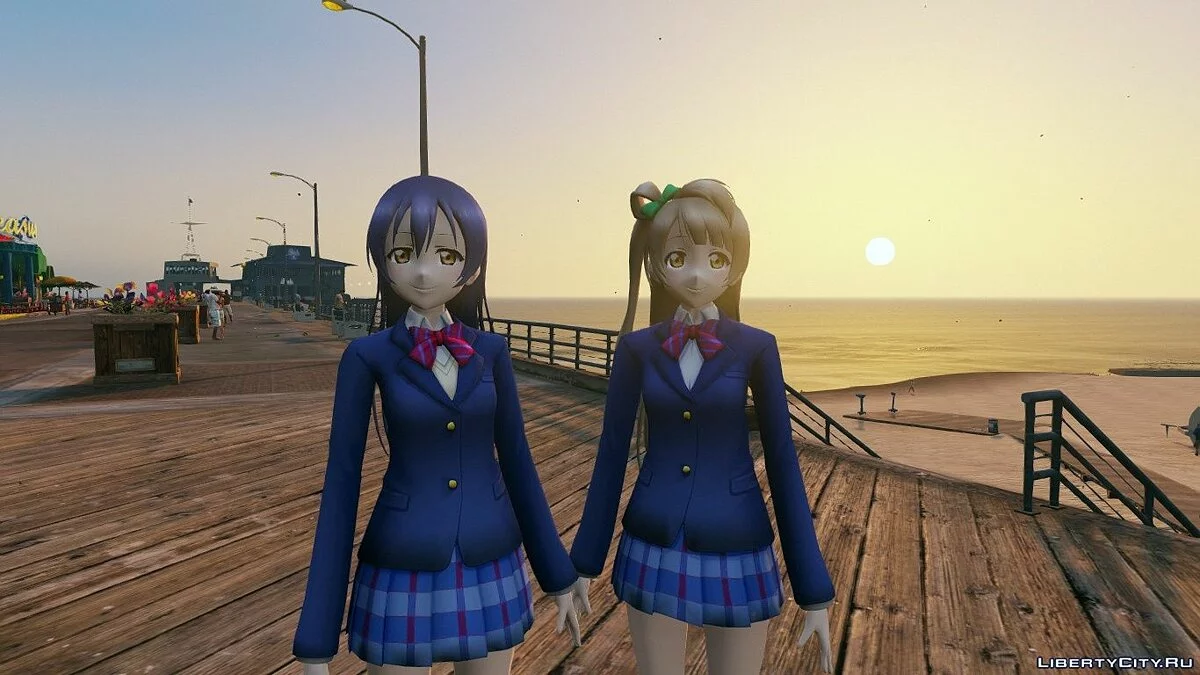 Сборник персонажей из аниме Love Live / GTA 5