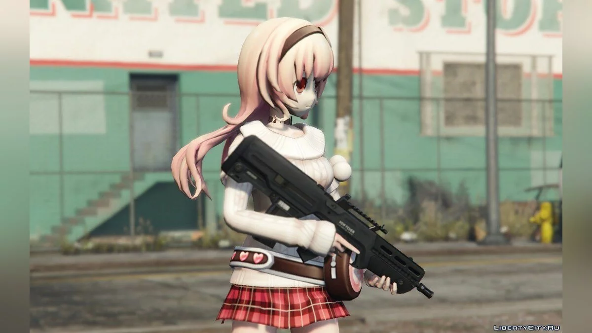 Девушки из аниме Hyperdimension Neptunia / GTA 5