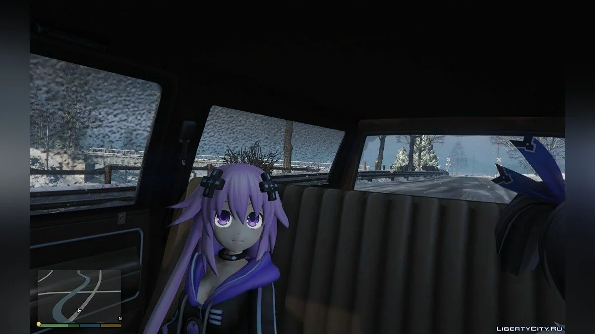Девушки из аниме Hyperdimension Neptunia / GTA 5