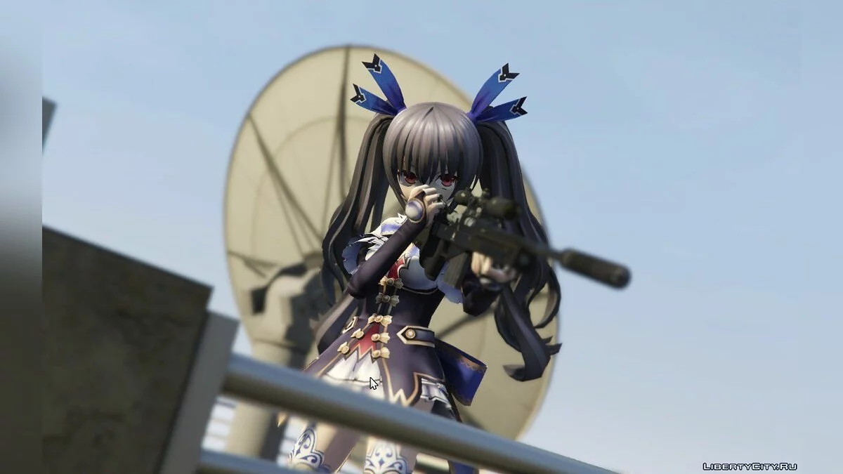 Девушки из аниме Hyperdimension Neptunia / GTA 5