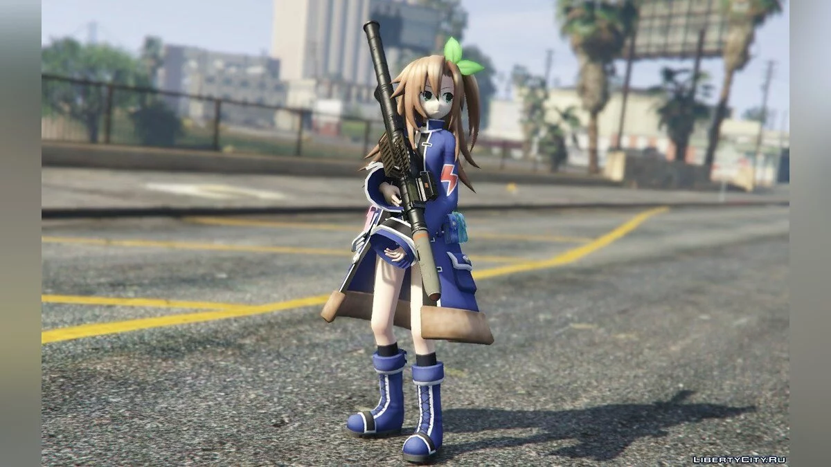 Девушки из аниме Hyperdimension Neptunia / GTA 5