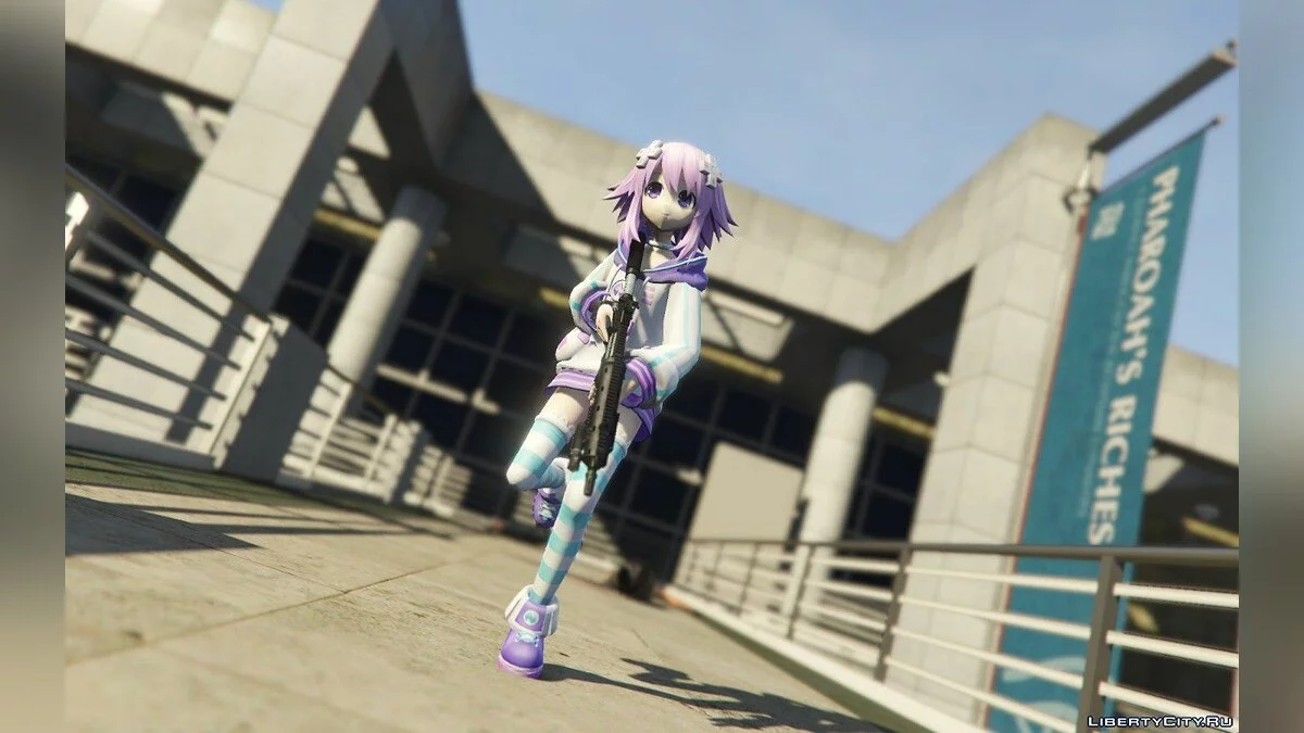 Девушки из аниме Hyperdimension Neptunia / GTA 5