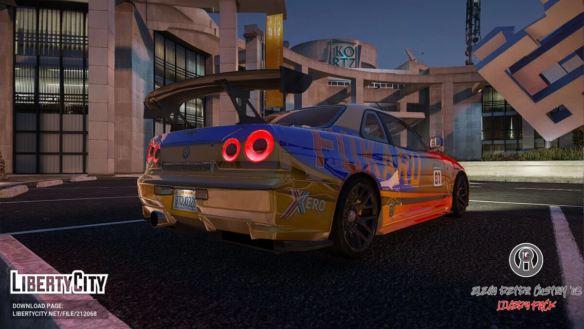 Пак винилов для Elegy Retro Custom 2003 / GTA 5
