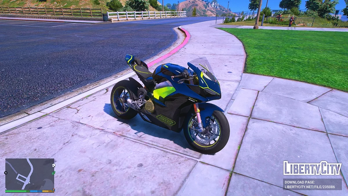 Ливрея Ducati Panigale V4 Lamborghini 63 / GTA 5