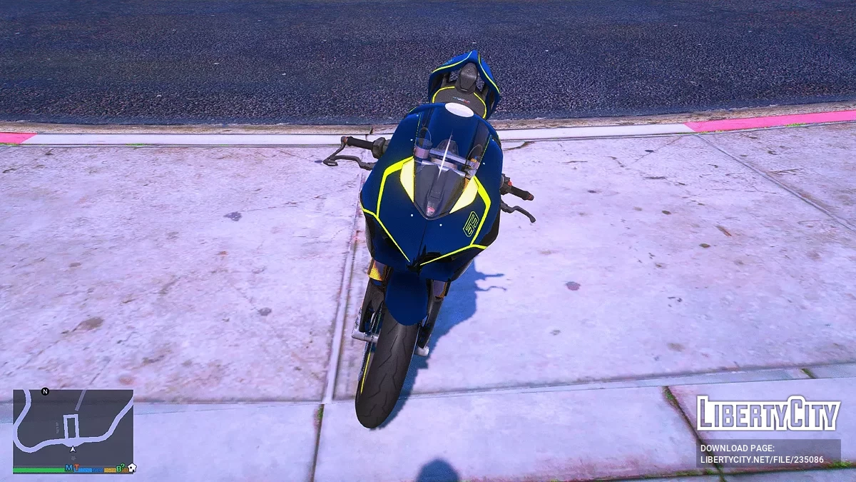 Ливрея Ducati Panigale V4 Lamborghini 63 / GTA 5