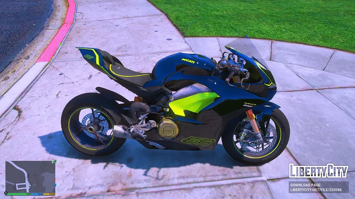 Ливрея Ducati Panigale V4 Lamborghini 63 / GTA 5