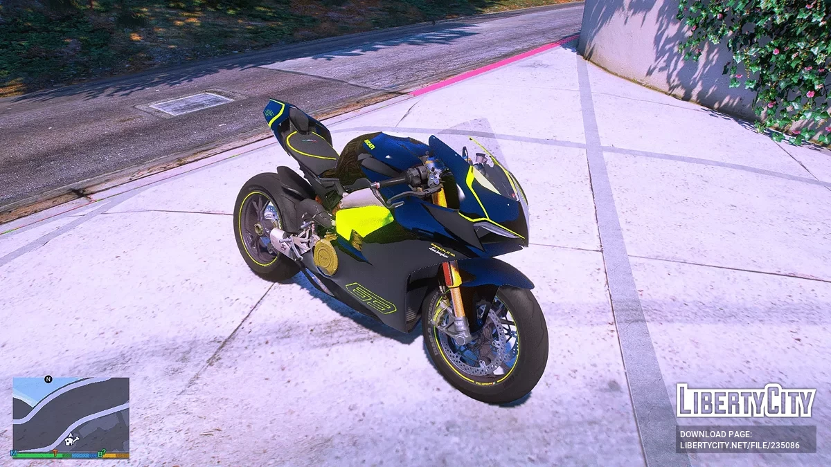 Ливрея Ducati Panigale V4 Lamborghini 63 / GTA 5
