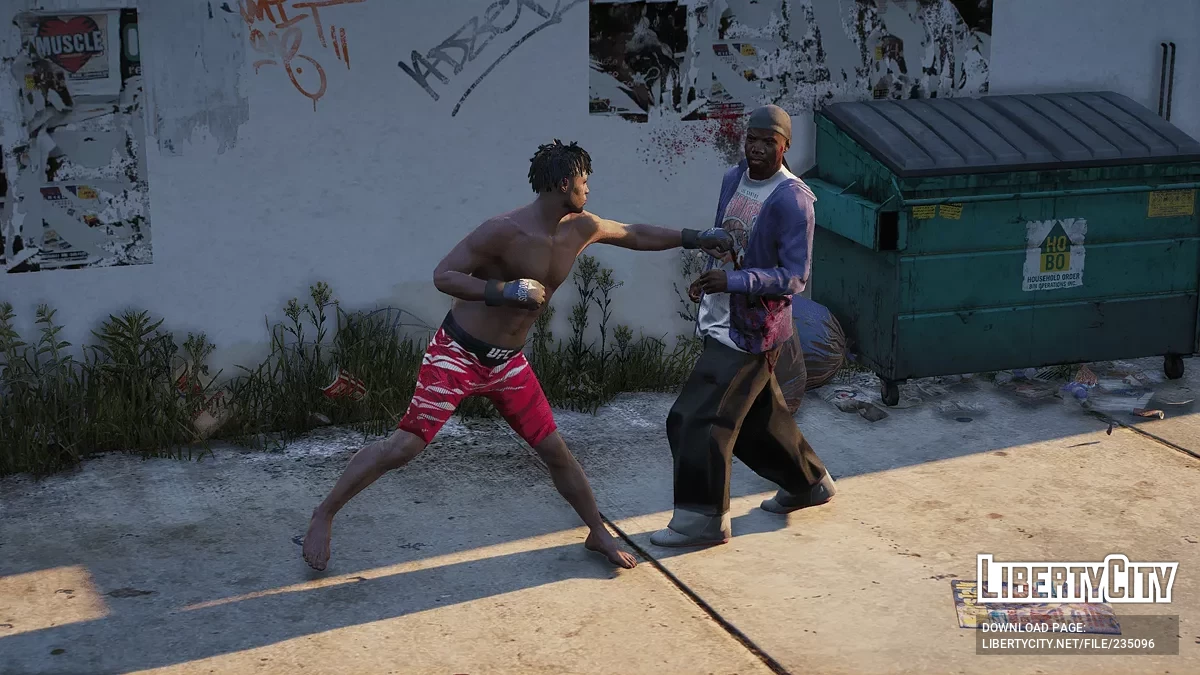 Шорты и перчатки UFC для MP Male / GTA 5