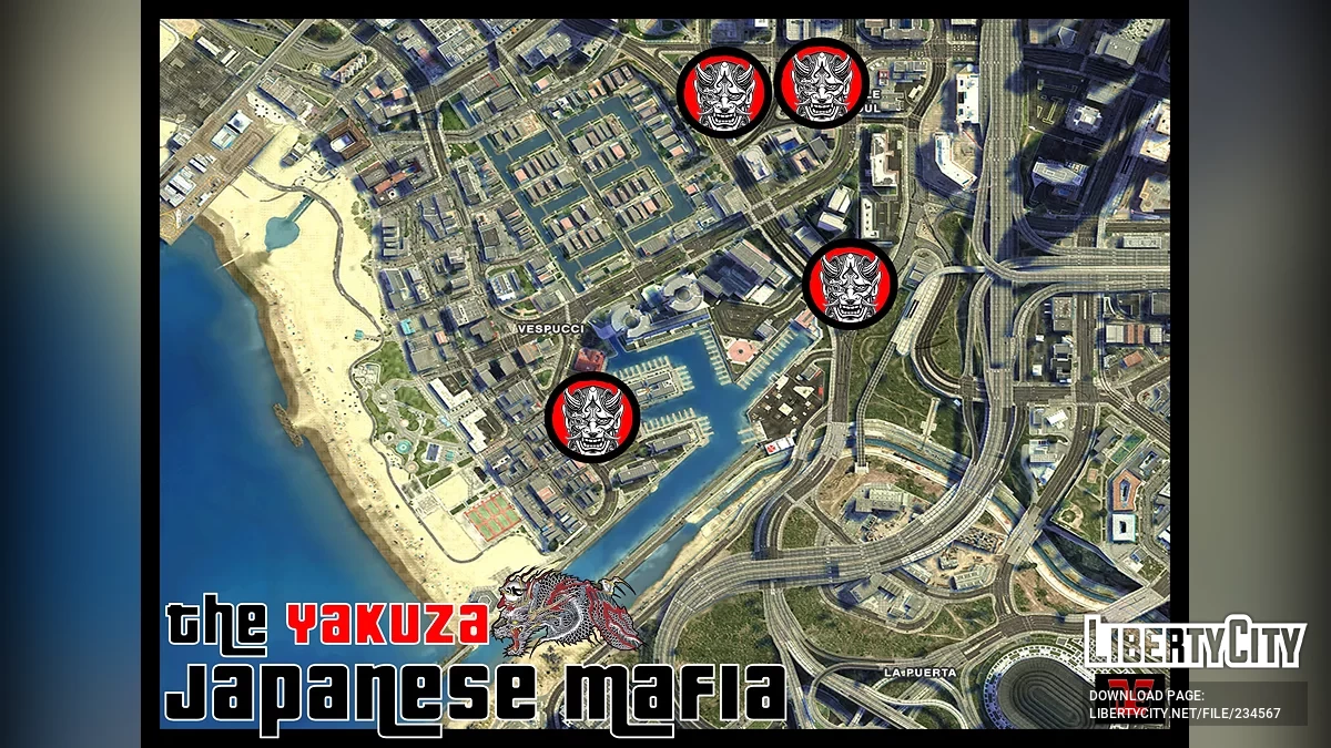 Японская мафия Якудза (OIV) / GTA 5