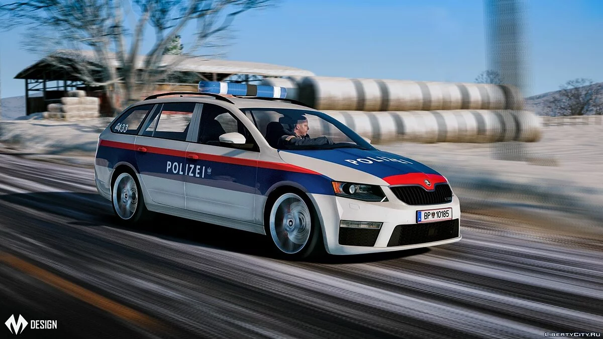 Skoda Octavia FuStW Österreich (Austria) [ELS] 1.0 / GTA 5